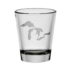great lakes shot glass (clear)