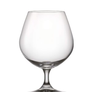 Brandy - Snifter - Clear - Glass - Set of 6 Glasses- - by Barski - Made in Europe - 16 oz.