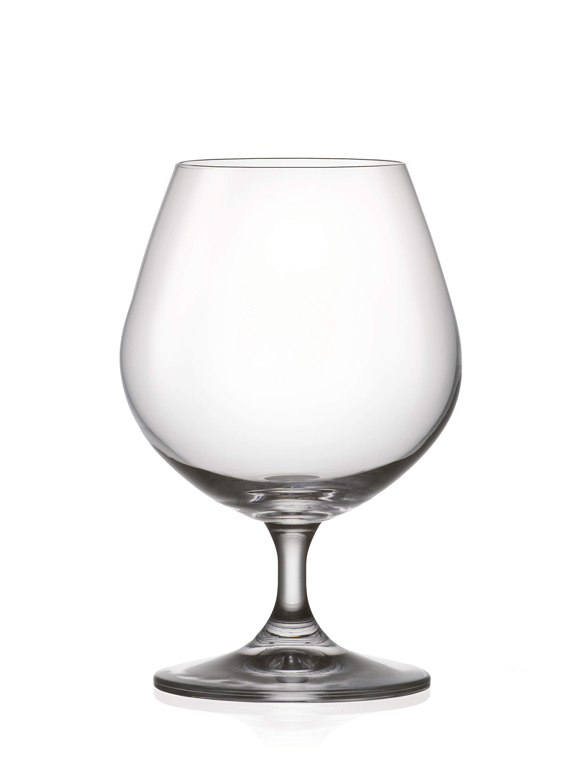 Brandy - Snifter - Clear - Glass - Set of 6 Glasses- - by Barski - Made in Europe - 16 oz.