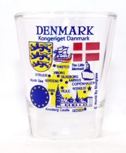 denmark eu series landmarks and icons shot glass