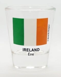 ireland flag shot glass