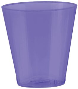 big party pack new purple shot glasses| 2 oz. | pack of 100 | party supply