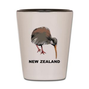 cafepress new zealand kiwi unique and funny shot glass