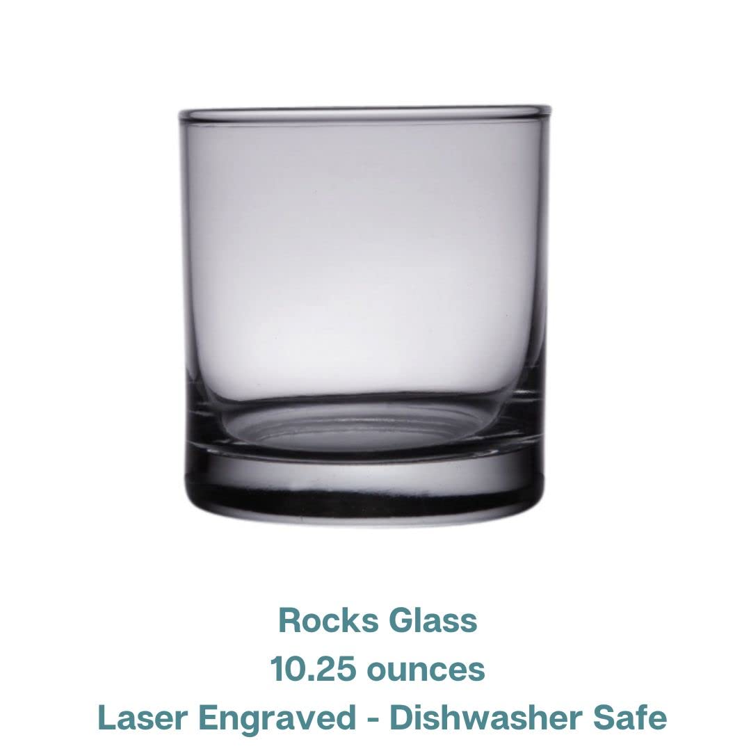 HullSpeed Designs Duck Engraved Rocks & Whiskey Glasses (Set of 2)