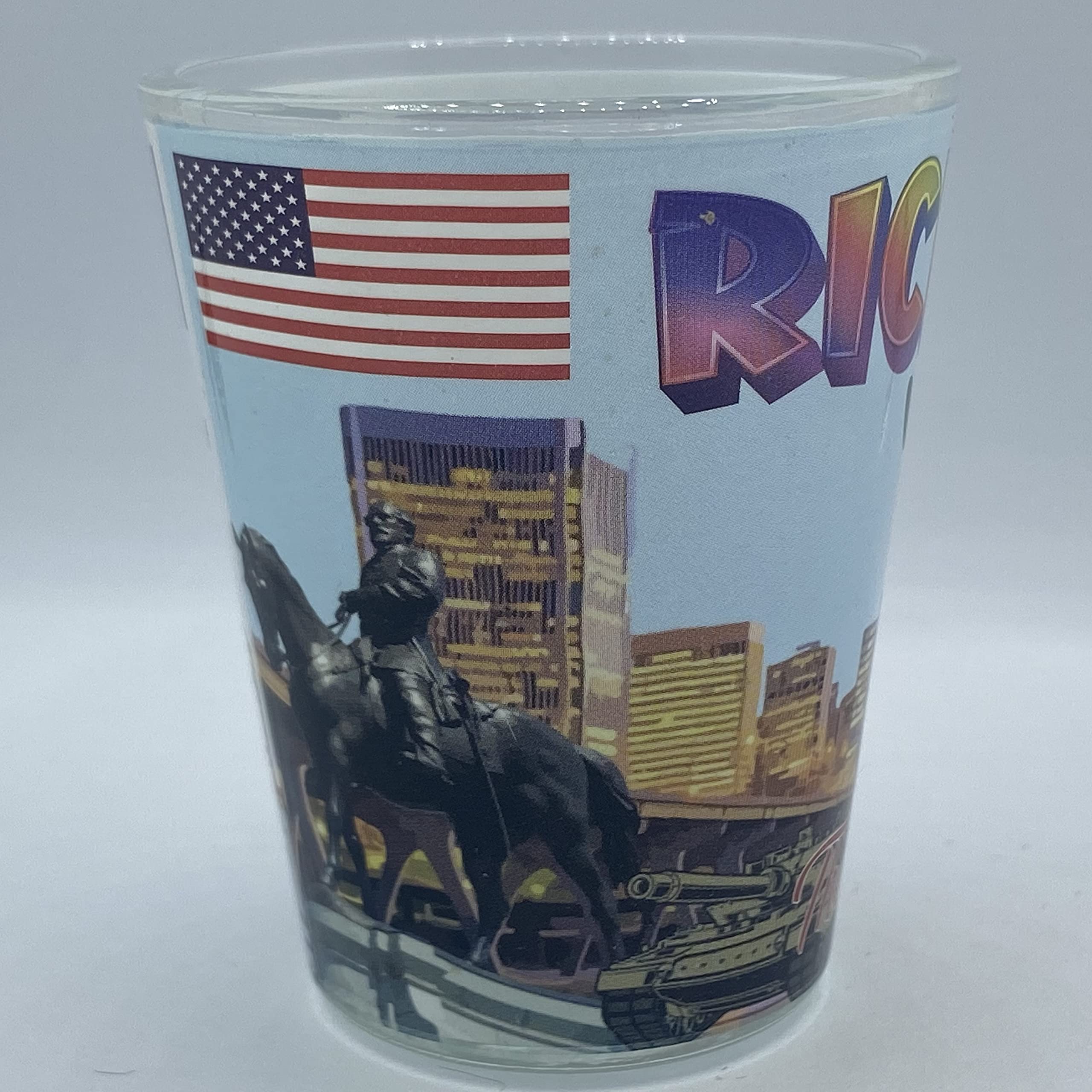 Richmond Virginia Shot Glass 2 Onz. 2.25" high x 1.9" Width