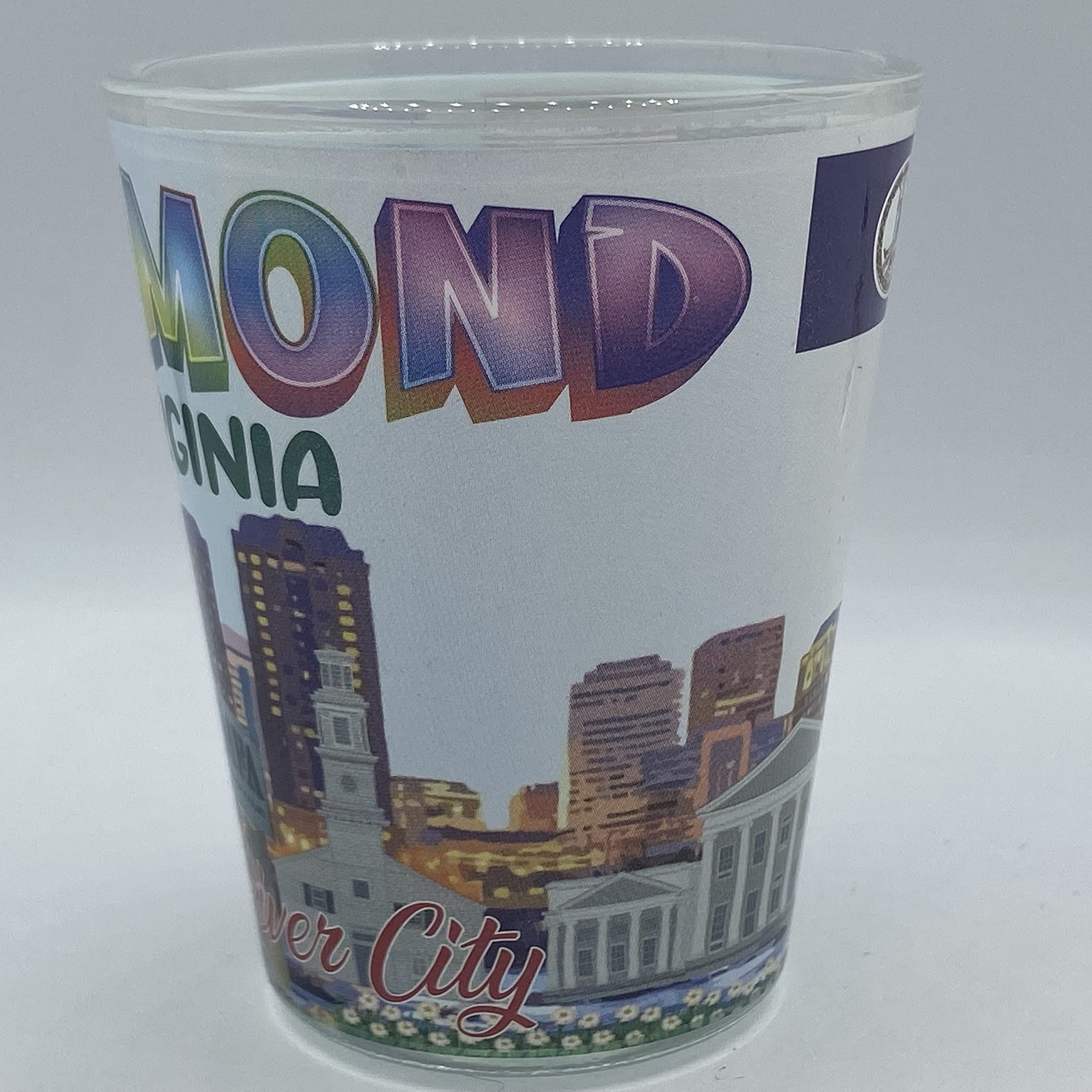 Richmond Virginia Shot Glass 2 Onz. 2.25" high x 1.9" Width