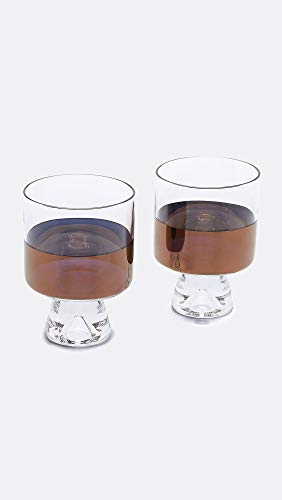 Tom Dixon Tank Low Ball Glasses Set, Clear/Copper, One Size