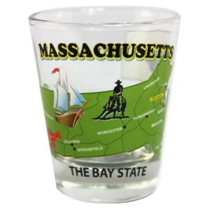 Souvenir Shot Glass - Massachusetts