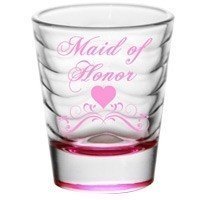 barconic maid of honor shot glass