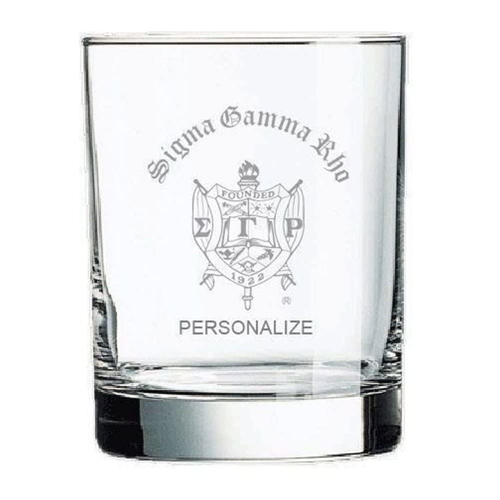 Greekgear Sigma Gamma Rho Old Style Glass Transparent