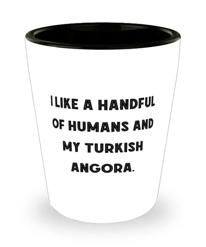 Inappropriate Turkish Angora Cat Shot Glass, I Like a, For Cat Lovers, Present From Friends, Ceramic Cup For Turkish Angora Cat