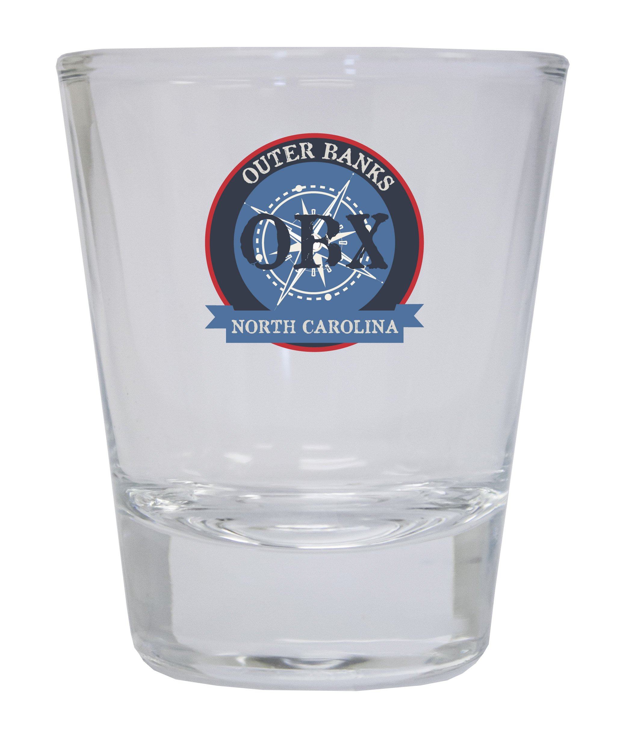 NC Outer Banks Round Shot Glass