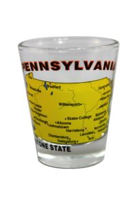 souvenir shot glass - pennsylvania