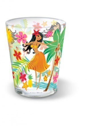 Island Hula Honeys Shot Glass