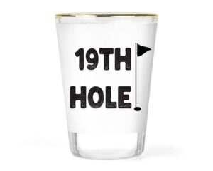 19th hole golf shot glass - golfing shot glass - golfer shot glasses - golf gifts for him - gift for him - funny golf gift_new