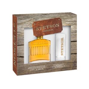 Stetson Original Leather Cologne & Gwp Shot Glass