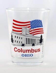 columbus ohio state capitol shot glass