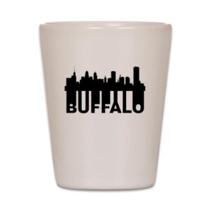 cafepress roots of buffalo ny skyline unique and funny shot glass