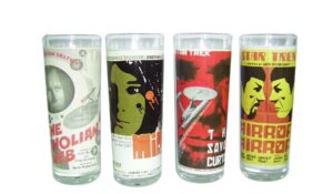 star trek the original series fine art shot glasses set 6