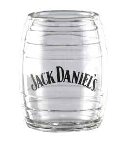 jack daniel's licensed barware swing shot glass, 2 oz, clear