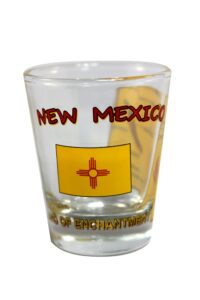 souvenir shot glass new mexico - nm
