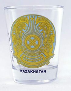 kazakhstan coat of arms shot glass