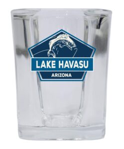 r and r imports lake havasu arizona souvenir 2 ounce square base liquor shot glass