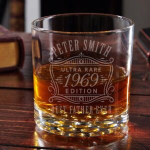 homewetbar ultra rare edition engraved buckman whiskey glass (personalized product)