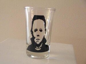 michael myers shot glass horror halloween drinking bar gift for him her