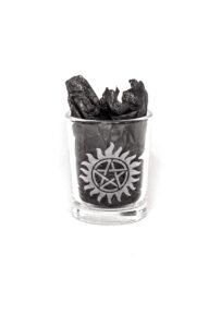 supernatural shot glass/votive holder - anti-possession symbol