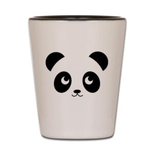 cafepress panda smile unique and funny shot glass