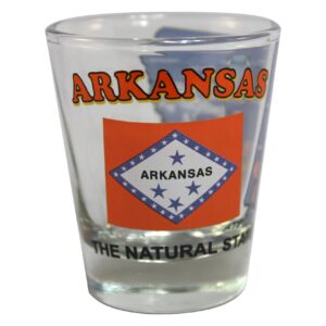 Souvenir Shot Glass - Arkansas