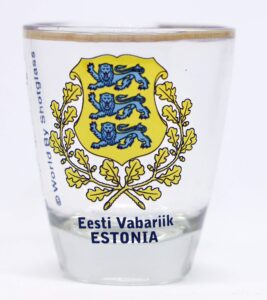 estonia shot glass