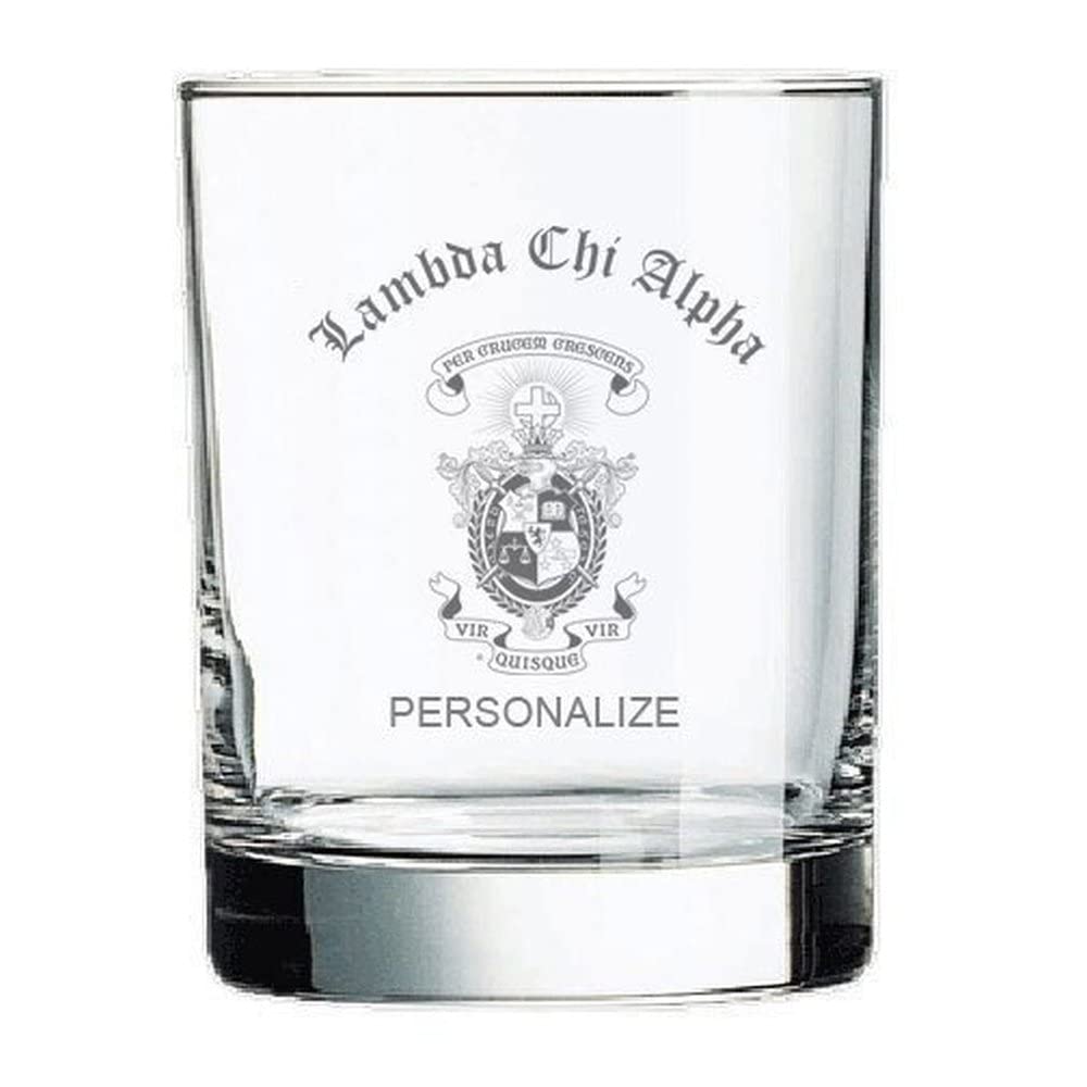 Greekgear Lambda Chi Alpha Old Style Glass Transparent