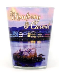 monterey-carmel california photo collage shot glass