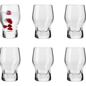 Barski Shot Glass - Liquor Glasse - Set of 6 Glasses - Crystal Glass - 1.7 Oz. - Use it for - Liquor - Whiskey - Vodka - Cordial -Very Durable