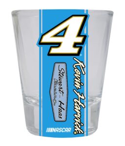 r and r imports officially licensed nascar kevin harvick #4 shot glass round
