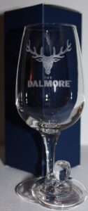 glencairn dalmore logo degustation copita nosing glass with ginger jar top
