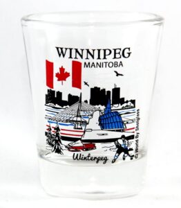 winnipeg manitoba canada great canadian cities collection shot glass