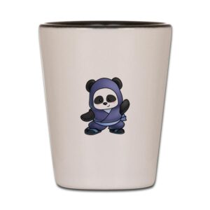 cafepress ninja panda unique and funny shot glass