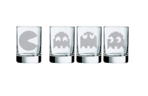 pacman shot glasses/votive holders - set of 4