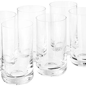 Schott Zwiesel Tritan Crystal Glass Convention Barware Collection Tumbler/Highball Cocktail Glass, 8.6 Ounce, Set of 6