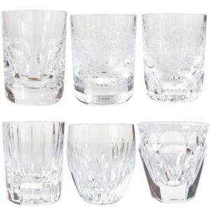 baccarat crystal everyday les minis set of 6 glasses
