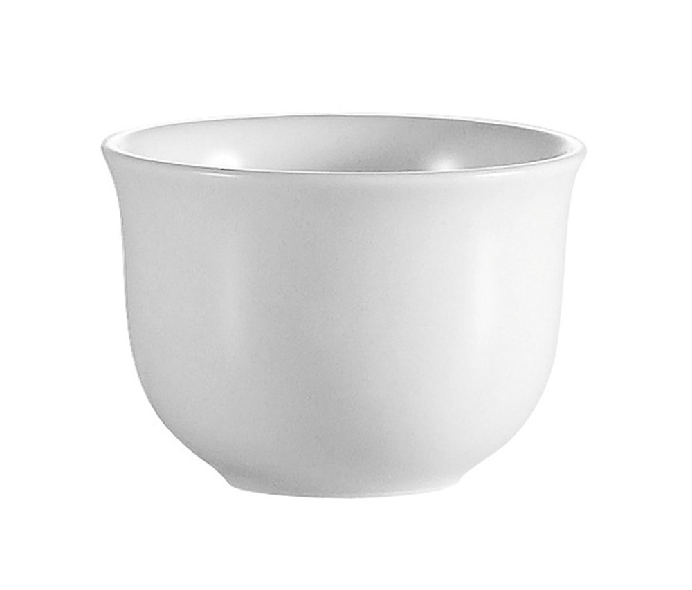 CAC China SHA-WC Sushia 2-Inch 2-Ounce Super White Porcelain Sake Cup, Box of 48