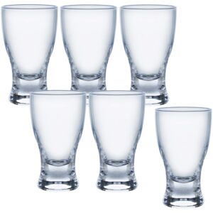 東洋佐々木ガラス toyo sasaki glass 07603 japanese sake glass, 2.4 fl oz (70 ml), cup, made in japan, dishwasher safe, pack of 6