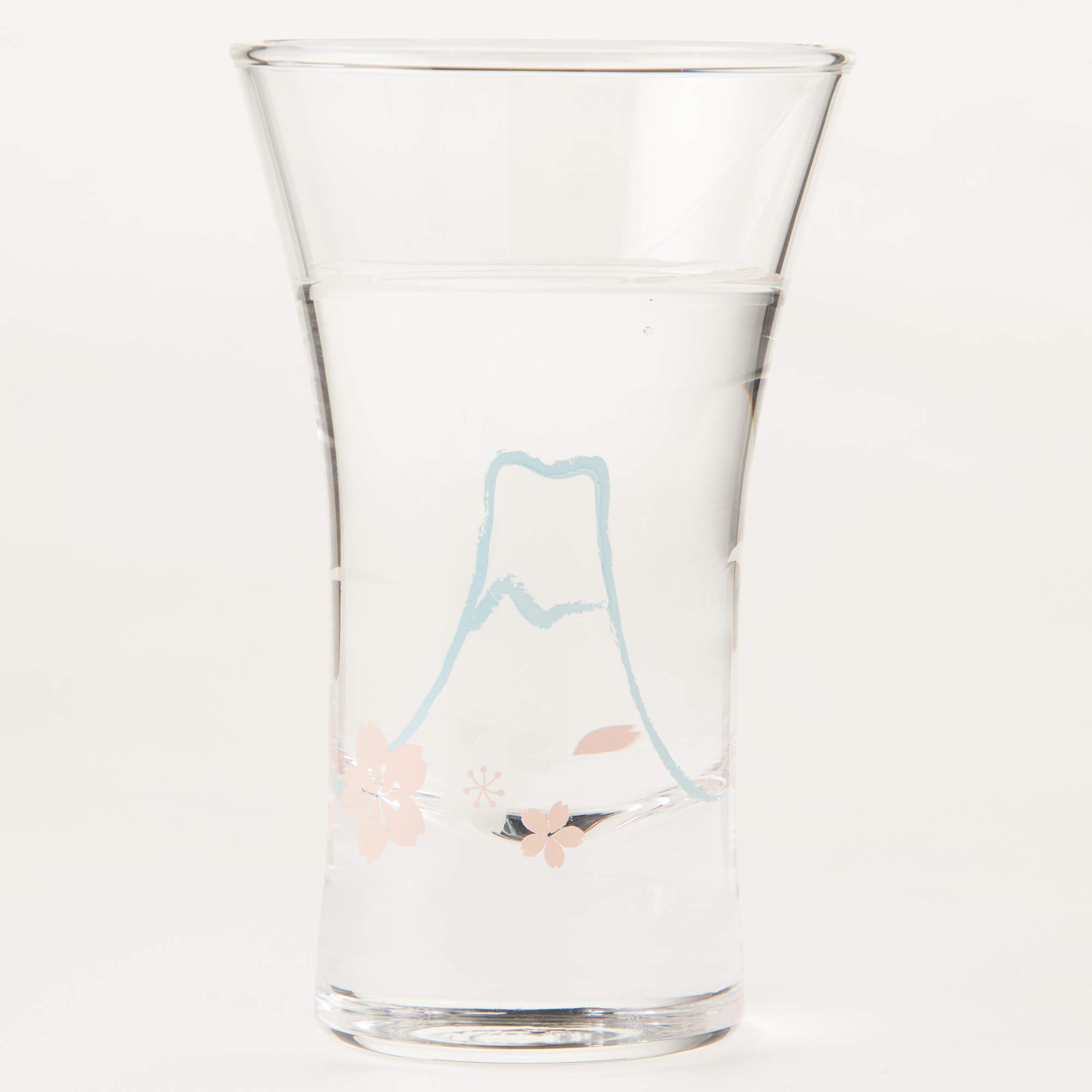 東洋佐々木ガラス Toyo Sasaki Glass 09112-J346 Cold Sake Glass Cup, Mt. Fuji Pattern, 4.3 fl oz (110 ml)