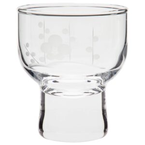 東洋佐々木ガラス toyo sasaki glass 00301-76 cold sake glass, 2.4 fl oz (70 ml), kiriko cup, plum kiriko cup, made in japan