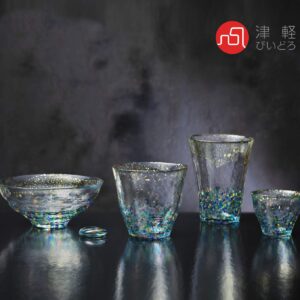 ADERIA Sake cup glass Tsugaru Vidoro Matsuri Hanabi Made in Japan (Matsuri)