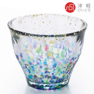 ADERIA Sake cup glass Tsugaru Vidoro Matsuri Hanabi Made in Japan (Matsuri)