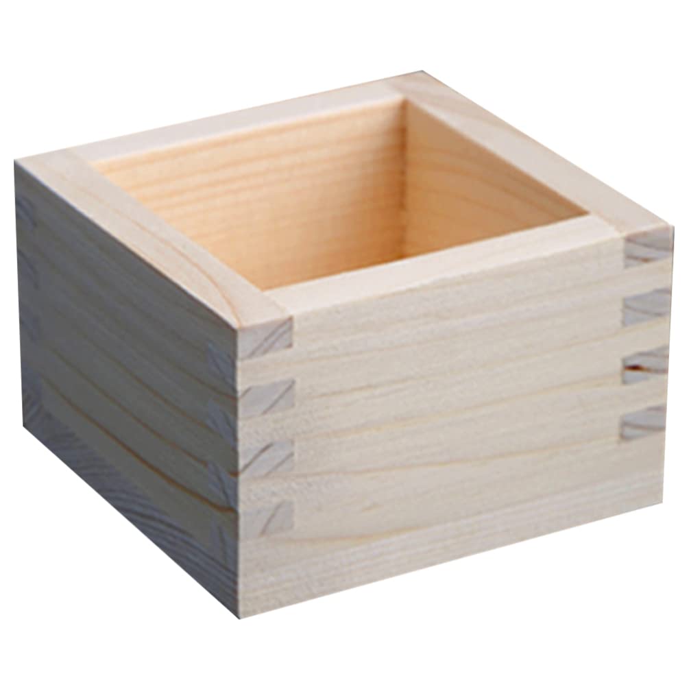 Cabilock Wood Cup Cup Wooden Sake Cups Masu Japanese Hinoki Wood Saki Cup Box Masu Sake Cups Traditional Tea Cups Decorative Drink Teaware For Sake Tea Sake Serving Wood Cups Wood Wood Cups